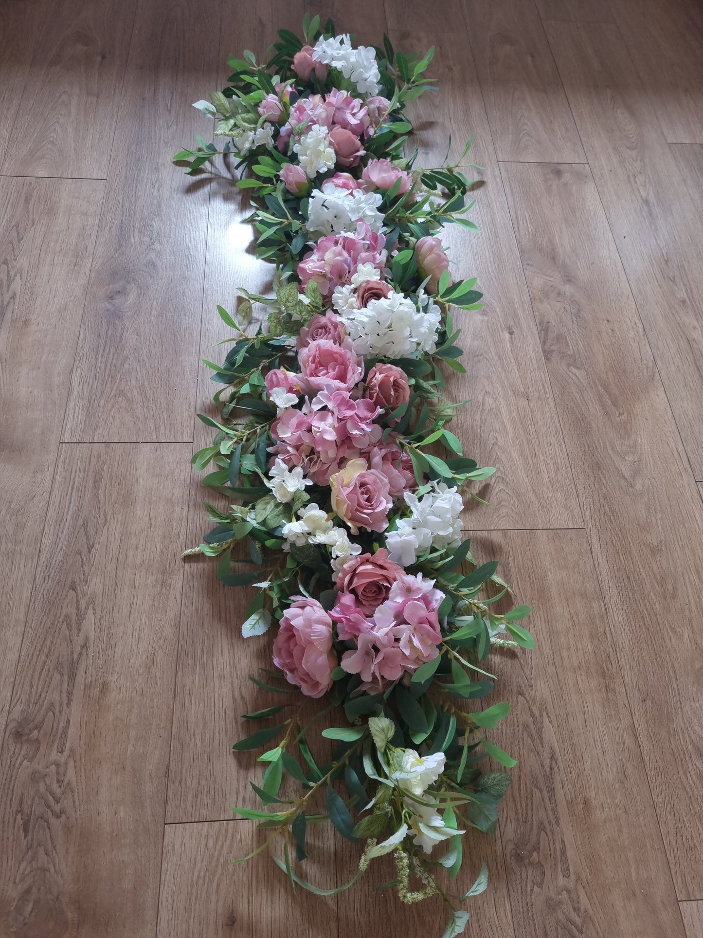 Luxury blush pink floral garland