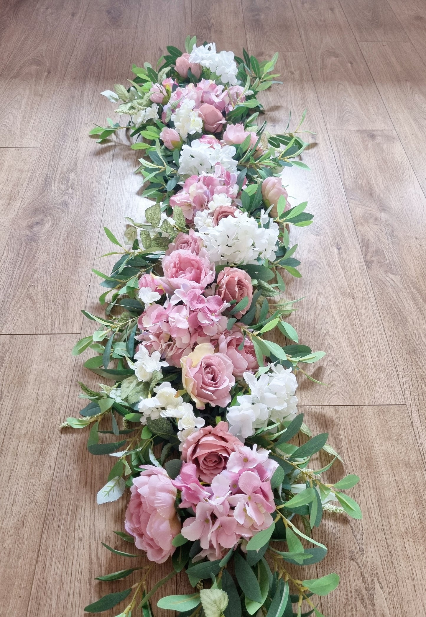 Luxury blush pink floral garland