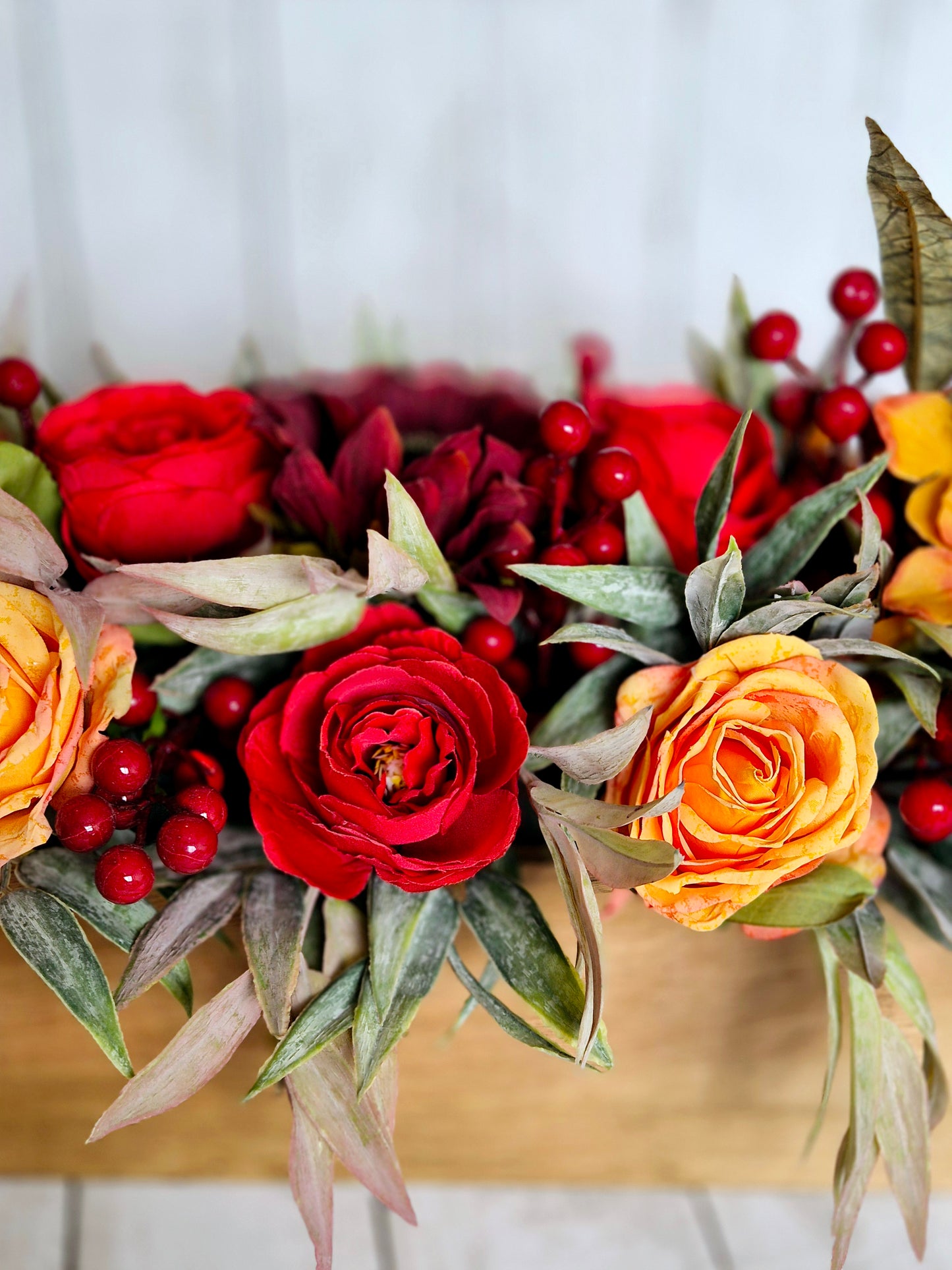 Luxury Autumn and fall floral arrangement / centerpiece