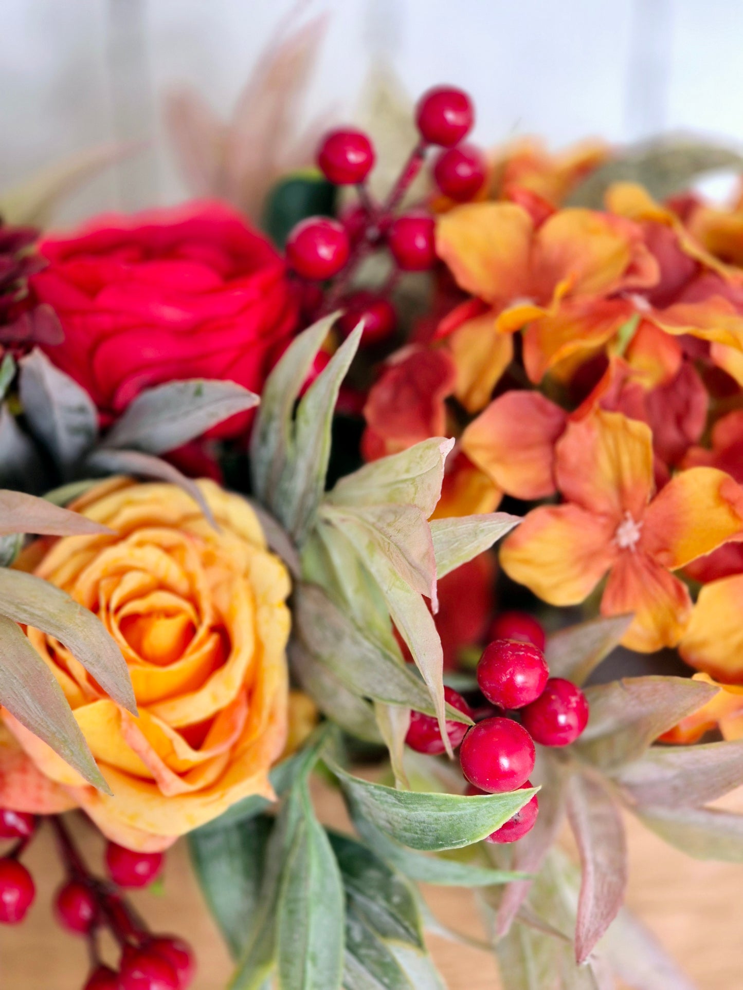 Luxury Autumn and fall floral arrangement / centerpiece