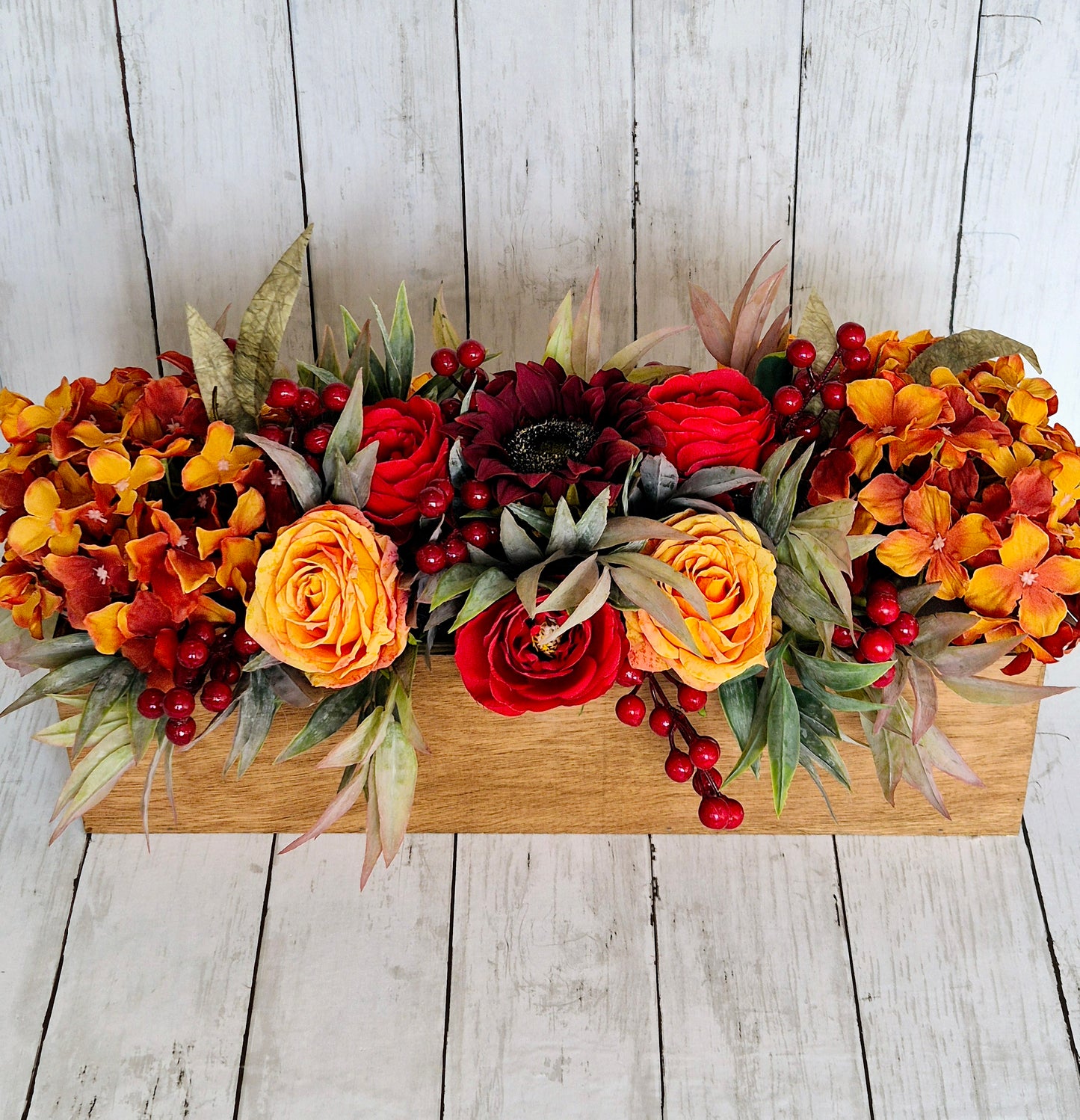 Luxury Autumn and fall floral arrangement / centerpiece